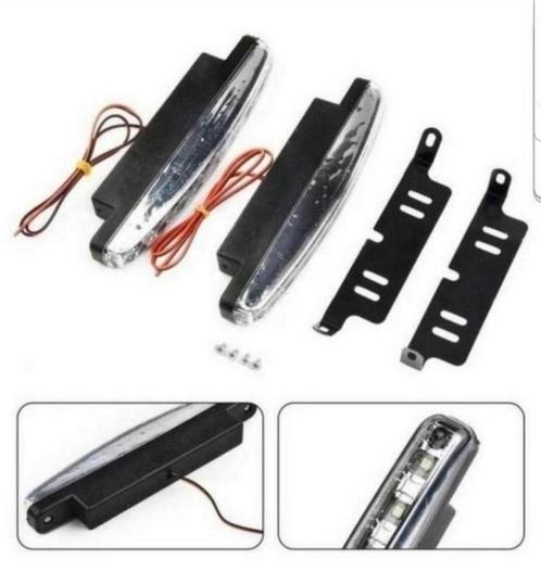 LED dagrijverlichting 8 LED 2 stuks €9,99, Auto diversen, Auto-accessoires, Ophalen of Verzenden