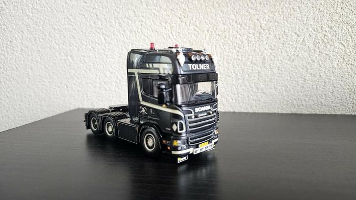 WSI SCANIA TOLNER., Hobby en Vrije tijd, Modelauto's | 1:50, Zo goed als nieuw, Bus of Vrachtwagen, Wsi, Ophalen of Verzenden