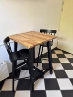 IKEA Bartafel met 2 Krukken, Huis en Inrichting, Tafels | Eettafels, Ophalen, Gebruikt, Tot twee personen, 50 tot 100 cm