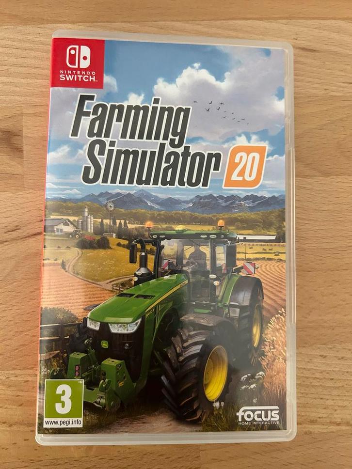 Farming Simulator 20 - Nintendo Switch, Spelcomputers en Games, Games | Nintendo Switch, Zo goed als nieuw, Simulatie, 1 speler