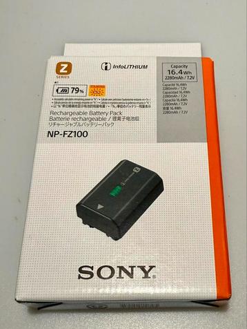 Originele Sony NP-FZ100 accu - Nieuw in verpakking beschikbaar voor biedingen