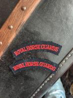 Originele WW2 Royal Horse Guards shoulder titles., Ophalen, Landmacht, Engeland, Embleem of Badge