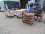 magazijnkar transportkat magazijnkarren transportkarren 9x, Ophalen, Gebruikt, Transportkar, 100 liter of meer
