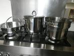 stoom-kookpan 6 liter, Huis en Inrichting, Keuken | Potten en Pannen, Rvs, Zo goed als nieuw, Ophalen, Kookpan of Snelkookpan