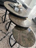 Marmeren Salontafel Set van 3, Ophalen, 50 tot 100 cm, Rond, Nieuw