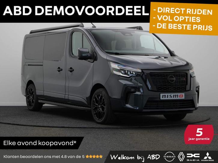 Nissan Primastar 2.0 dCi 170pk L2H1 Nismo+ | Dubbele Cabine, Auto's, Bestelauto's, Bedrijf, Te koop, ABS, Achteruitrijcamera, Airbags