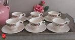 Wedgwood Briar Rose 6 thee-kop & schotels 8 cm, Ophalen of Verzenden, Zo goed als nieuw, Wedgwood, Kop(pen) en/of Schotel(s)