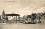 IJzendijke Markt Muziektent en volk, Ophalen of Verzenden, Voor 1920, Ongelopen, Zeeland