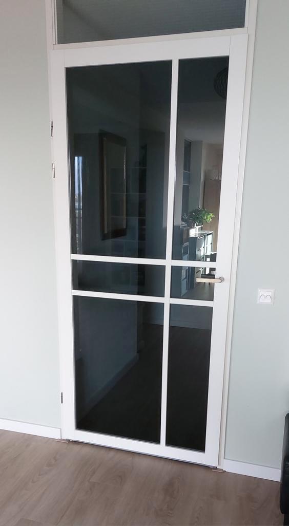 Binnendeur opdek 211,5x93 cm linksdraaiend, Doe-het-zelf en Verbouw, Deuren en Horren, Zo goed als nieuw, Binnendeur, 200 tot 215 cm