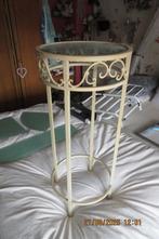 Tafeltje, Ophalen, Minder dan 55 cm, Gebruikt, Metaal of Aluminium