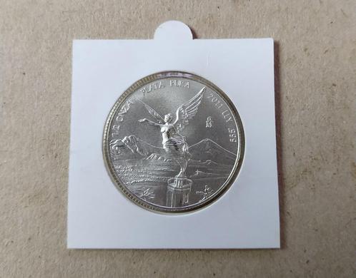 1/2 oz Zilver Libertad Plata Pura munt van 2011 uit Mexico, Postzegels en Munten, Edelmetalen en Baren, Zilver, Ophalen of Verzenden