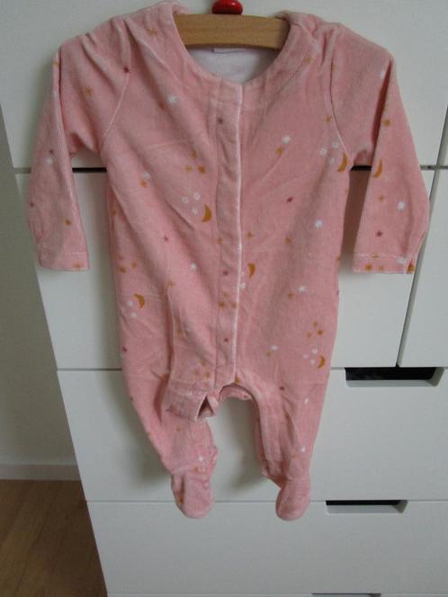 Hema - velours boxpakje maat 62, Kinderen en Baby's, Babykleding | Maat 62, Zo goed als nieuw, Meisje, Pakje, Ophalen of Verzenden