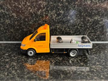 Compleet model MAN TGE Herpa Heijmans bakwagen 1:87 H0 beschikbaar voor biedingen
