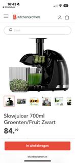 Slowjuicer KitchenBrothers, Ophalen of Verzenden, Nieuw, Elektrisch, Slowjuicer