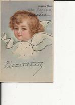 Vrolijk Kerstfeest Kinderkopje 24 dec 1902, Verzenden, Voor 1920, Gelopen, Overige thema's