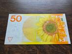 50 gulden 'Zonnebloem' UNC, Postzegels en Munten, Bankbiljetten | Nederland, Ophalen of Verzenden, 50 gulden
