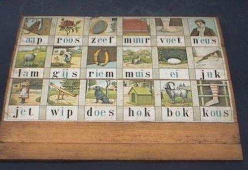 antieke speelgoedkoffer gezelschapsspel kegels jojo, Antiek en Kunst, Antiek | Speelgoed, Verzenden