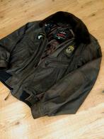 Pracht vintage leren piloten jack!, Bruin, Indianapolis, Maat 56/58 (XL), Ophalen of Verzenden