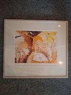 Litho 70/70 van kunstenares CMC (Marjan) Nagtegaal  In lijst, Ophalen