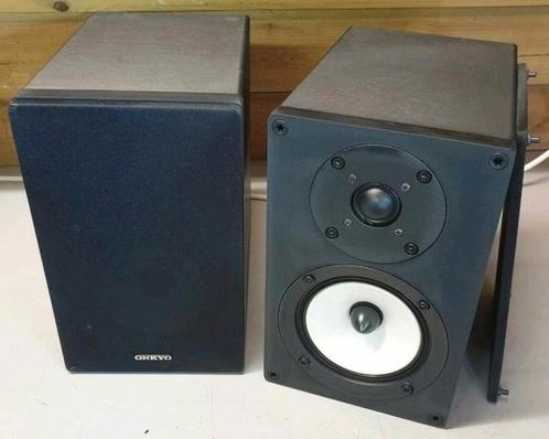 Onkyo luidsprekers d-055 70 watt, Audio, Tv en Foto, Luidsprekers, Gebruikt, Front, Rear of Stereo speakers, 60 tot 120 watt, Overige merken