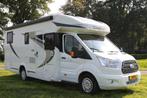 Chausson Flash 727 GA lengtebedden enkele bedden hefbed, Caravans en Kamperen, 7 tot 8 meter, Diesel, Half-integraal, Tot en met 5