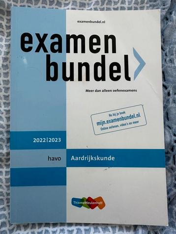 Examenbundel Aardrijkskunde havo 2022/2023 beschikbaar voor biedingen