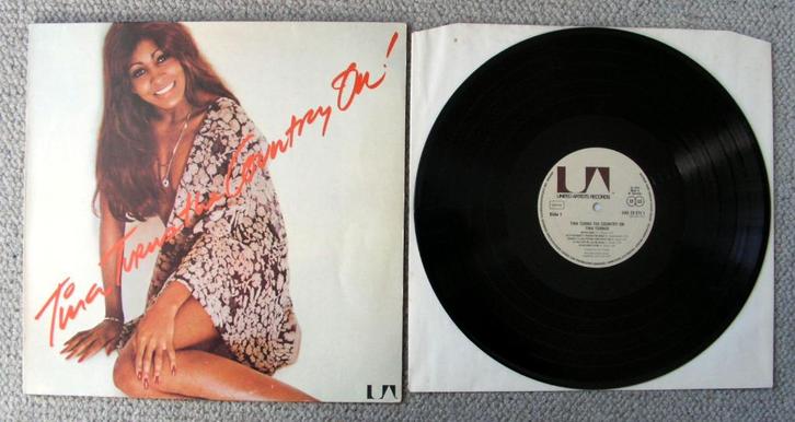 Tina Turner – Tina Turns The Country On! 10 nrs LP 1974 ZGAN, Cd's en Dvd's, Vinyl | R&B en Soul, Zo goed als nieuw, 1960 tot 1980