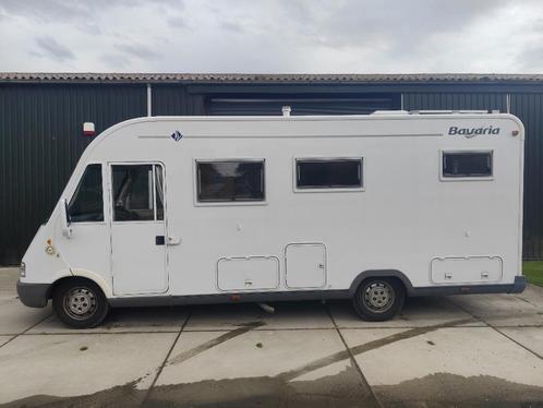 Fiat Bavaria camper met XXL garage t/m 3 juli te koop, Caravans en Kamperen, Campers, Particulier, Integraal, tot en met 2, Fiat
