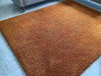 100% wol 2x2.5m retro vloerkleed midcentury, Bruin, 200 cm of meer, Ophalen of Verzenden, Zo goed als nieuw