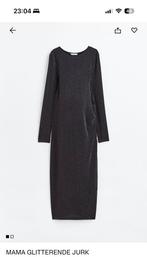 Nieuwe zwarte feestelijke glitterjurk H&M mama t. XXL, Kleding | Dames, Positiekleding, Ophalen of Verzenden, Zo goed als nieuw