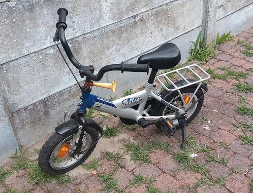loekie 12,5 inch met standaard en zijwieltjes, Fietsen en Brommers, Fietsen | Kinderfietsjes, Gebruikt, Minder dan 16 inch, Zijwieltjes