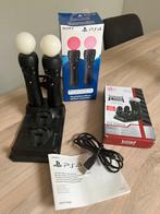 Laadstation incl 2 Playstation Move Motion controllers, Ophalen of Verzenden, Zo goed als nieuw, Controller, PlayStation 4