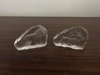 2 x presse papier sculptuur gorilla / ree hert, Antiek en Kunst, Antiek | Glas en Kristal, Ophalen of Verzenden