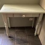 Oude sidetable met la en mooie knop, Antiek en Kunst, Ophalen of Verzenden
