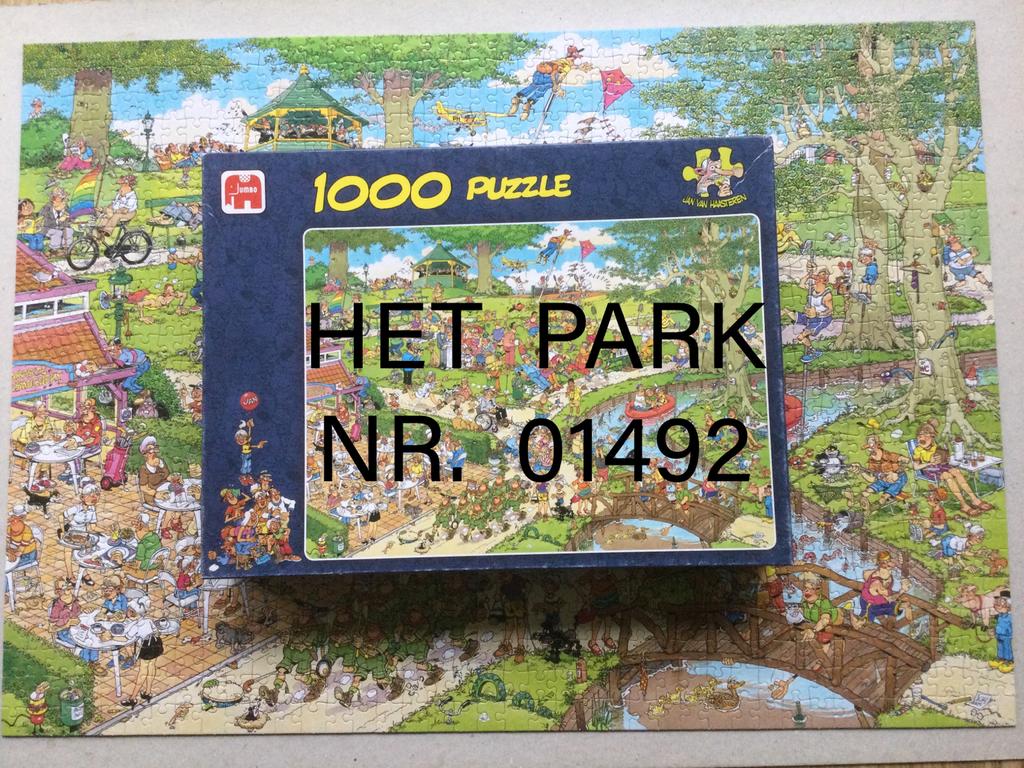 Jan van Haasteren Het Park, Ophalen of Verzenden, 500 t/m 1500 stukjes, Zo goed als nieuw