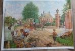 Oude schoolplaat ''Buitenplaats aan de Vecht'', Ophalen of Verzenden, Geschiedenis