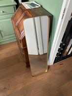 Spiegel met bronsgouden omlijsting, Huis en Inrichting, Woonaccessoires | Spiegels, Ophalen, Minder dan 50 cm, Gebruikt, 100 tot 150 cm