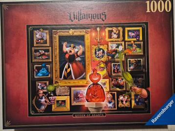 Disney Villainous Queen of Hearts puzzel 1000 stukjes beschikbaar voor biedingen