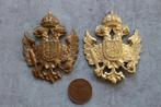 Helmplaten Oostenrijk, Verzamelen, Ophalen of Verzenden, Landmacht, Overige gebieden, Embleem of Badge