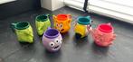 6 plastic dieren bekers drinkmokken mokken peuter kleuter, Ophalen of Verzenden