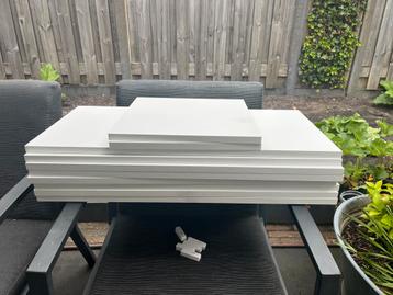 Ikea Method Utrusta legplanken wit 80x37 en 40x37 cm - afbeelding 1