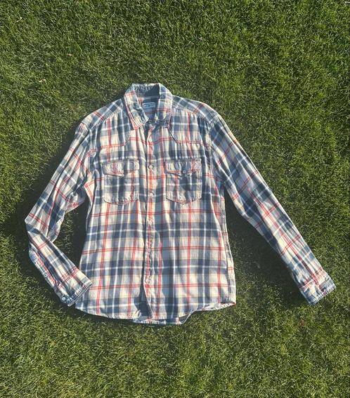 Jack & Jones blouse maat M (ZGAN), Kleding | Heren, Overhemden, Zo goed als nieuw, Halswijdte 38 (S) of kleiner, Beige, Ophalen of Verzenden