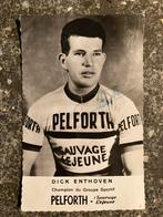 Dick Enthoven - kaart met handtekening - wielrennen, Verzamelen, Verzenden, Gebruikt, Spelerskaart