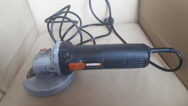 haakse slijper WORX WX717 750 W zie de foto's, Doe-het-zelf en Verbouw, Gereedschap | Slijpmachines, Gebruikt, Haakse handslijpmachine