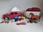 Schleich avontuur met auto en paardentrailer. 42535, Ophalen of Verzenden, Zo goed als nieuw, Jongen of Meisje