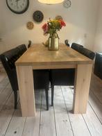 Stoere eetkamertafel, Ophalen, Gebruikt, Modern, landelijk, stoer, tijdloos, 50 tot 100 cm