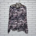 Nümph Blouse Maat 36 Roze Paars Abstracte Streep Print Milda, N, N, Verzenden, Paars