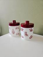 Te koop: Vintage Opaline voorraadpotten!, Verzenden