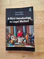 A New Introduction to Legal Method, Gelezen, Diverse auteurs, Ophalen of Verzenden, WO