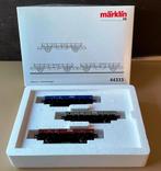 MäRKLIN H0 # 44333 SET " 3 LAGE BOORDWAGENS NS " N in OVP, Wisselstroom, Ophalen of Verzenden, NS, Märklin